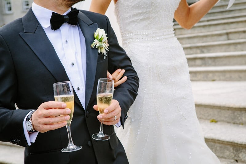 Outdoor wedding ceremony
